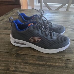 Skechers Kids' Gray and Blue Athletic Sneakers